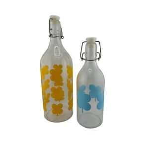 IKEA Sommar Limited Edition Drink Bottles with Caps Set of 2
